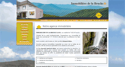 Desktop Screenshot of immobilieredelabruche.fr